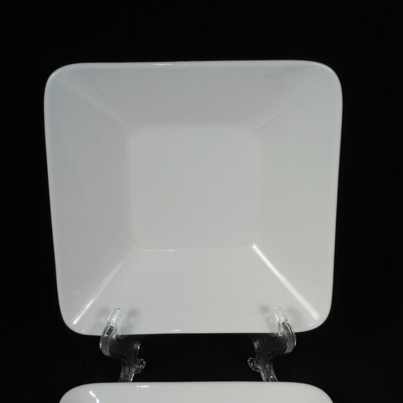 4 white multi purpose square bowl. Maxwell & Williams White Basic Piazza - Picture 3 of 6